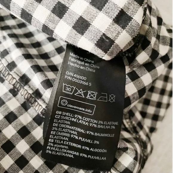 Cold Shoulder Black and White Gingham Print Bodycon Mini Dress - Picture 8 of 11